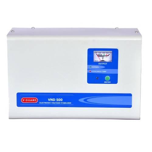 V-Guard Grey Electronic Voltage Stabilizer VND 500, 150 - 285 V